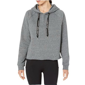 Calvin Klein Performance Gray‎ Hoodie Womens XXL Cropped Pullover Athleisure